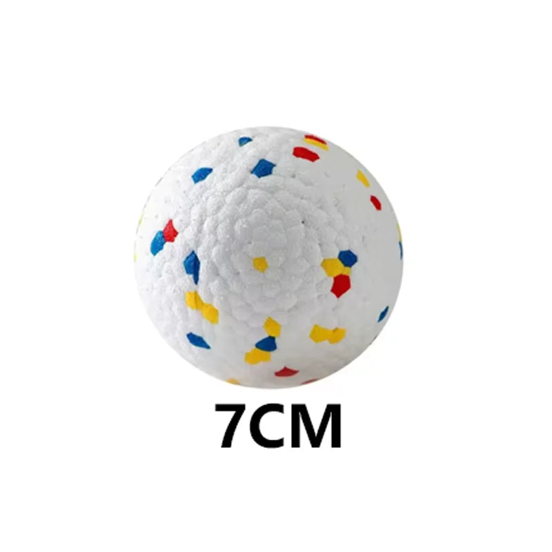 Pet Dog Toy Super Bite Resistant Ball Light Chew ETPU Ball High Elastic Interactive Throwing Flying Toys For Dogs Supplies