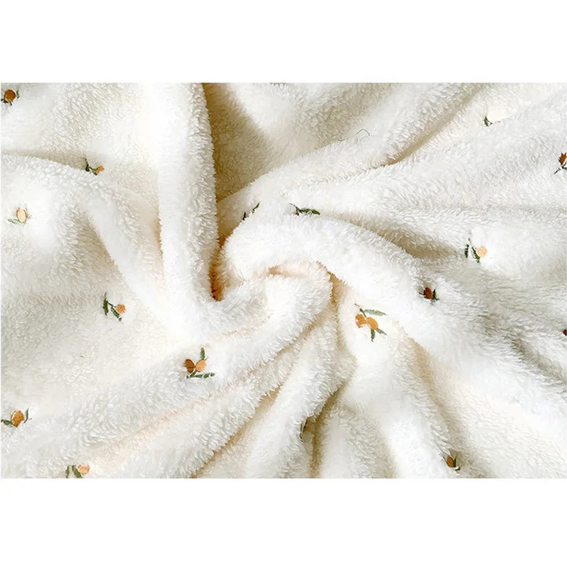 the PAWCLOUD PUPPY BLANKET - Soft Flannel Baby Blanket for Puppies, Stroller Coral Fleece Warm Puppy/Kitten Accessories, Swaddle Wrap Blanket, Bedding Cover