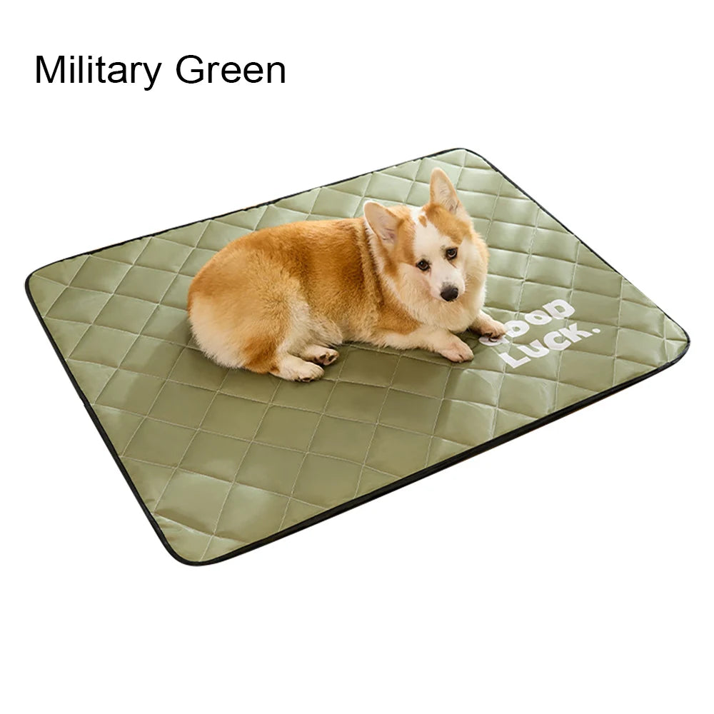 Foldable Dog Cat Bed for Large Medium Small Pets – Portable & Space-Saving Pet Mat Soft Washable Cushion with Non-Slip Bottom