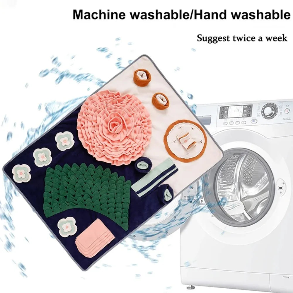 the DOGGIE PLAYMAT - Snuffle Mat for Dogs Interactive Feed Game