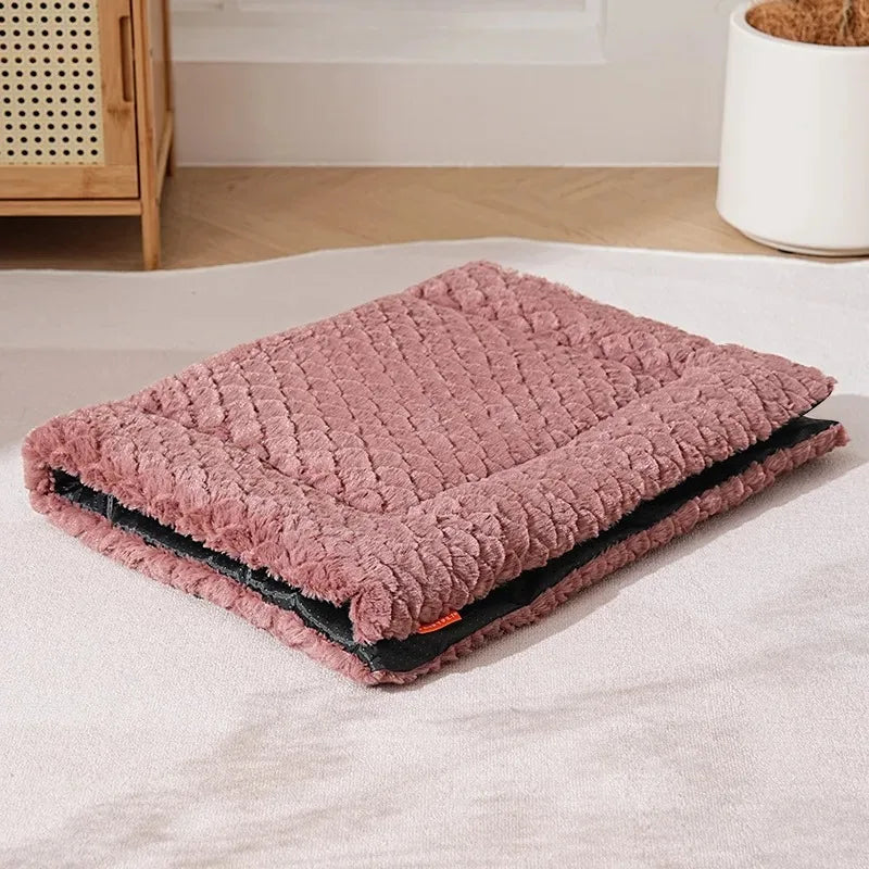 Dog Mat Autumn and Winter Dog Bed Cat Nest Long Plush for Small Medium Dogs Cats Pet Supplies Warm Pet Kennel Sleeping Mats