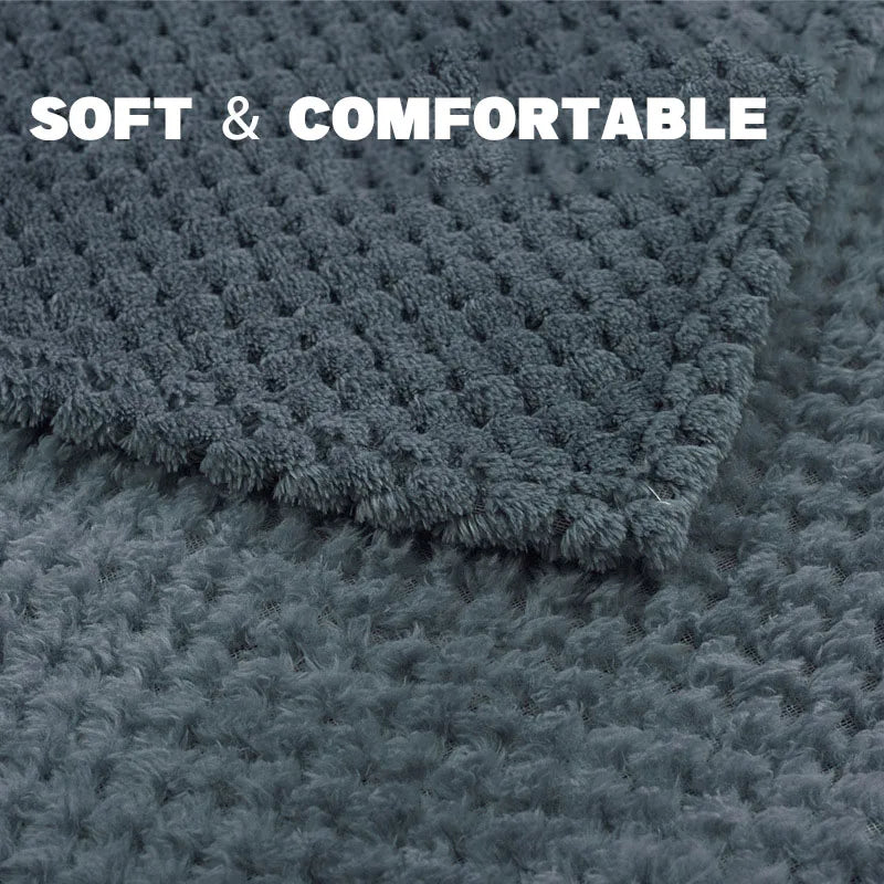 the PAWPLUSH SOLID BLANKET - Soft Pet Blanket, Plush Dog Sleeping Blanket, Solid Color Washable Sofa Pad, Portable Warm Cat/Dog Bed Blanket, Home Carpet Pet Supplies