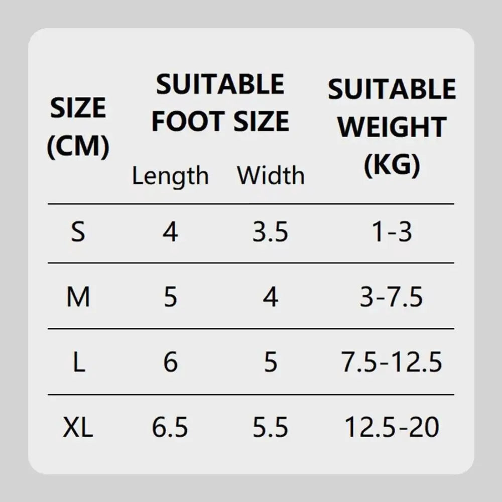 the RAINY-DAY BOOTS - 4PCS New Cute Waterproof Winter Dog Shoes, Warm Anti-Slip Puppy Boots. Soft Sole Adjustable Dog Foot Cover for Small to Large Dogs, Chihuahua