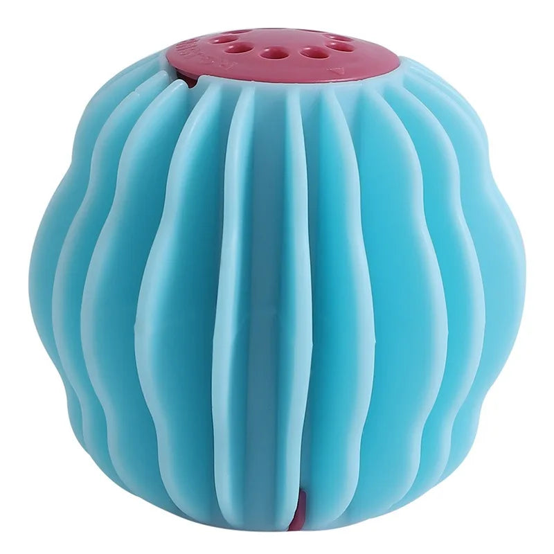 Dogs Interactive Toys TPR Dog Chew Toy Pet Teeth Cleaning Bite Resistance Dog Ball Puppy Sound Toy Pet Products Accessories