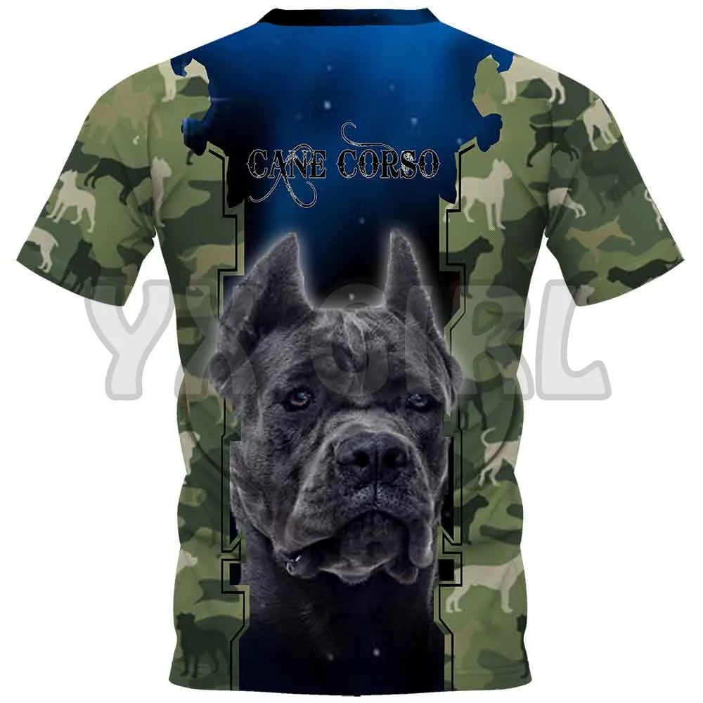 the PROUD PAPA - Printed Dog T-Shirts for Men
