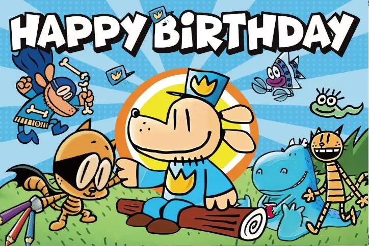 Dog Man Theme Party Cute Cartoon Animals Pet Happy Birthday Party Decor Set Latex Balloon Paw Dogman Cake Topper Banner Flag Toy