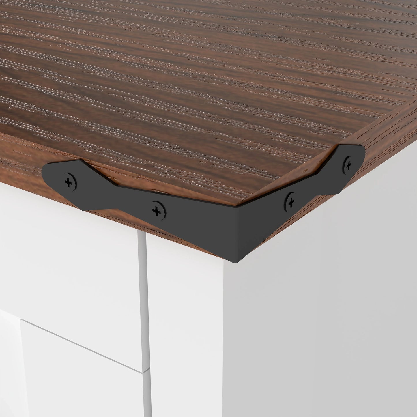 the DOG SPACE - 63 Inch Wooden Double Dog Crate with 2 Drawers and Sliding Door