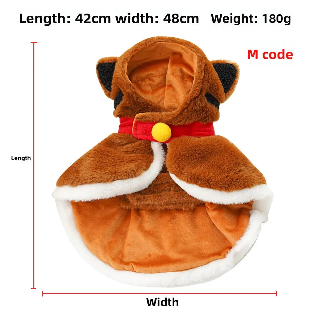 the ROAR & SNUGGLE PLUSH PET COAT - Winter Warm Thick Dog Coats for Pets, Plush Cat and Tiger Costumes, Plus Small Dog Plush Coats, All Pet Supplies