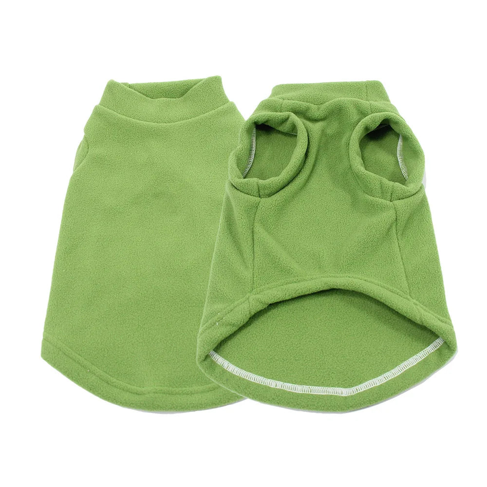 Fleece Cat Dog Jacket S to 8XL Spring Autumn Pet Clothes for Small Medium Large Dogs Puppy Big Dog Vest Kitten Pullovers Outfit