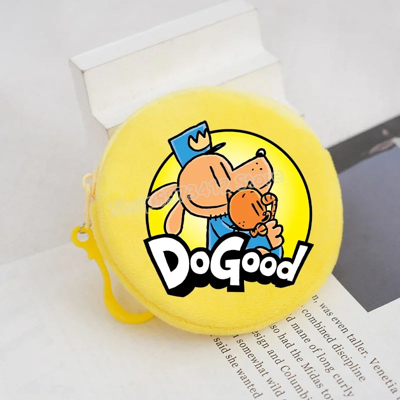 Dog Man Movie Coin Purse Girl Boy Cartoon Wallet Portable Cute Storage Bag Key Pocket Kawaii Handbag Hot Comic Kid Birthday Gift