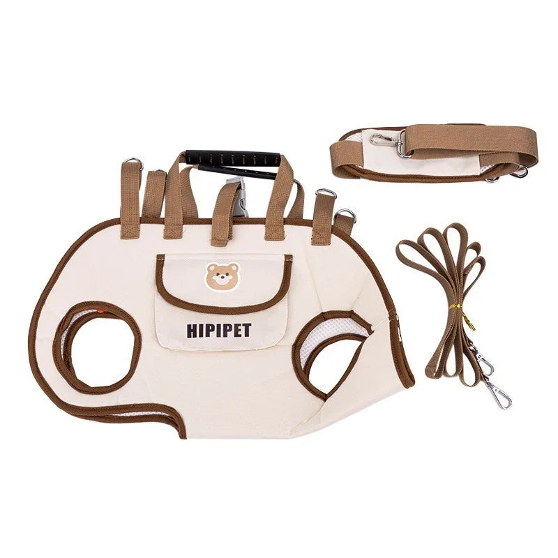 Air-Lift Carry Harness Dog Backpack - Breathe Easy No-Pull Leash for Small Dogs, Escape-Proof & Super Comfy Pet Carrier!