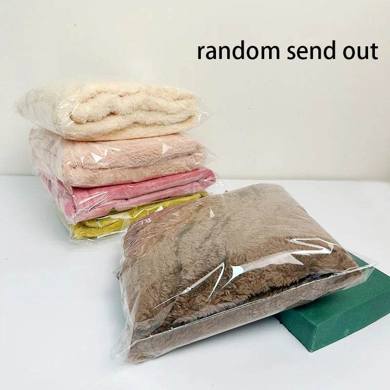 Soft Thickened Warm Dog Blanket, Washable Pet Sleeping Blanket, Cats Bed Mat Puppy Kitten Nest Pads Pet Accessories