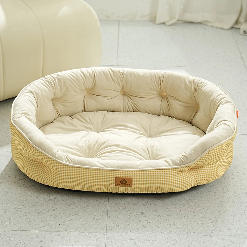Winter Dog Bed Imitation Cotton Velvet Dogs Mat Beds Fluffy Soft High Rebound Pet Bed For All-season Pet Dog Accessories