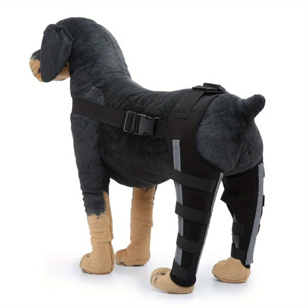the MOBILITY AID BRACE - Pet Rear Leg Walking Brace - Senior Dog Post-Op Support Strap, Leg Protection & Mobility Aid
