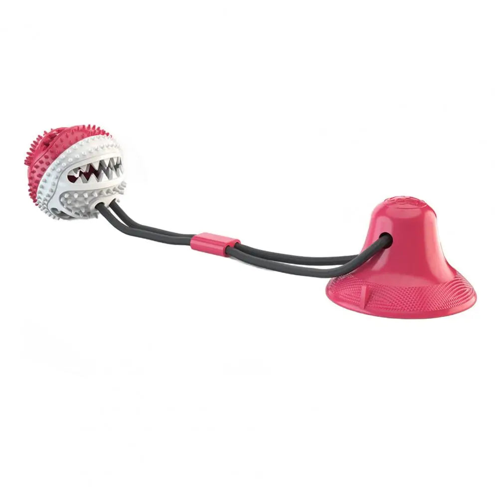 Dog Chew Toys for Aggressive Chewers Interactive Dog Suction Cup Toy Teething Rope Toy Dog Puzzle Treat Food Dispensing Ball Toy