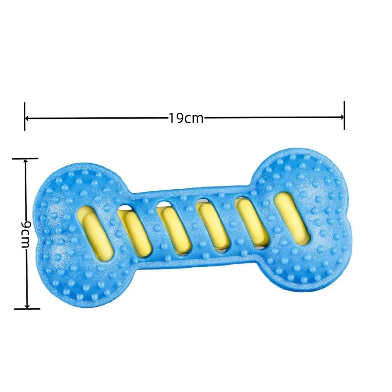 RubberRidge Chew™ | Textured Rubber Molar Stick Dog Toy | Dog Paw Clothing