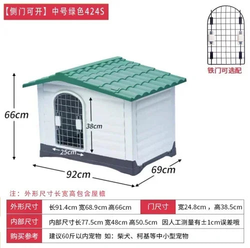 the BACKYARD DOG - Large Kennell Crate Doghouse, Accessories Playpens Outdoor Carrier, Doghouse Pet Supplies, Play Pen Mascotas Dog Furniture