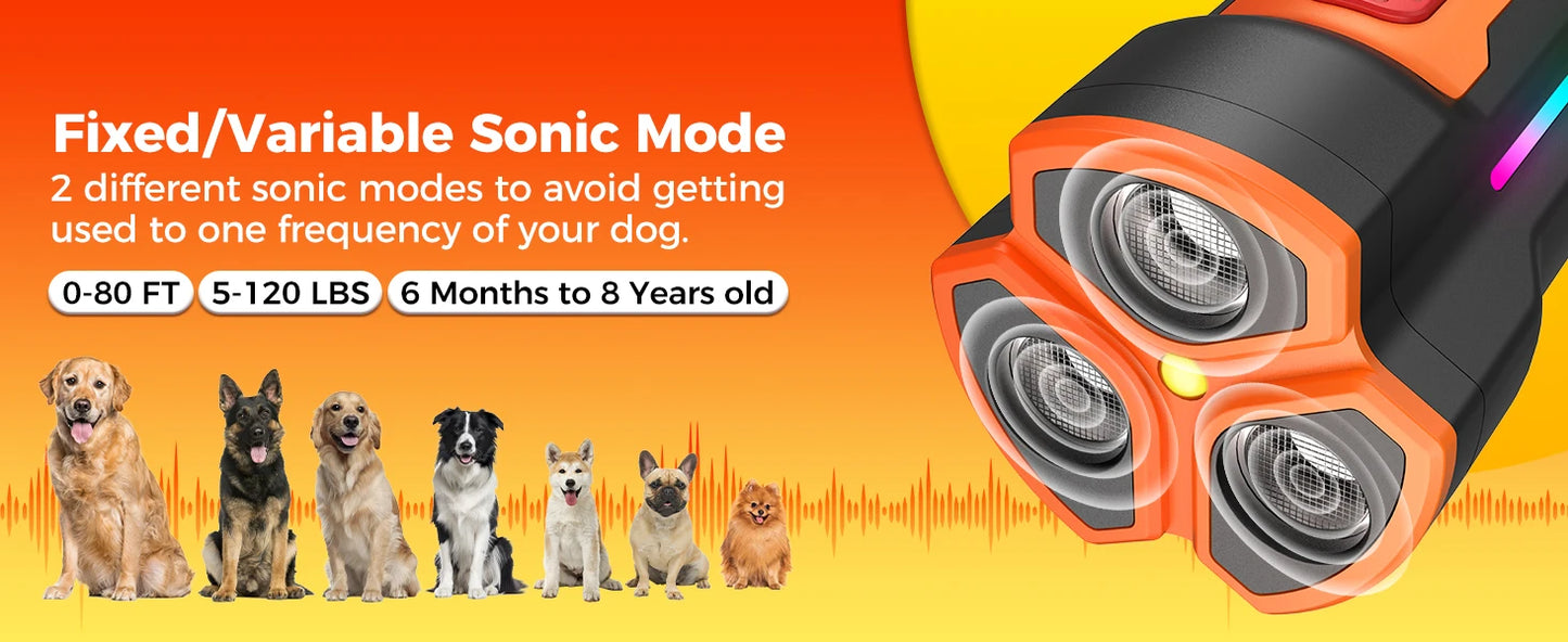 the ANTI-BARK - Dog Bark Deterrent Devices Enhanced Ultrasonic Anti Bark Device