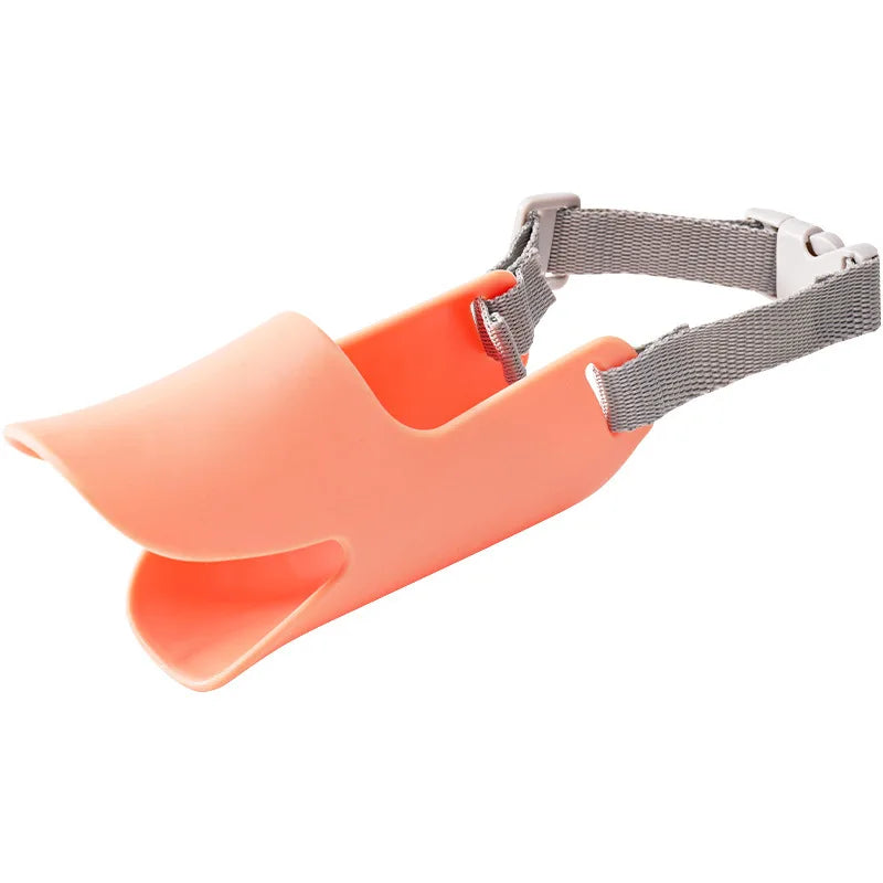 the SOFTSHIELD DUCK MUZZLE - Dog Silicone Duck Muzzle for Pet, Anti-Bite Stop Barking Small/Large Dog Mask, Safe Adjustable Mouthpiece Cover, Pet Accessories