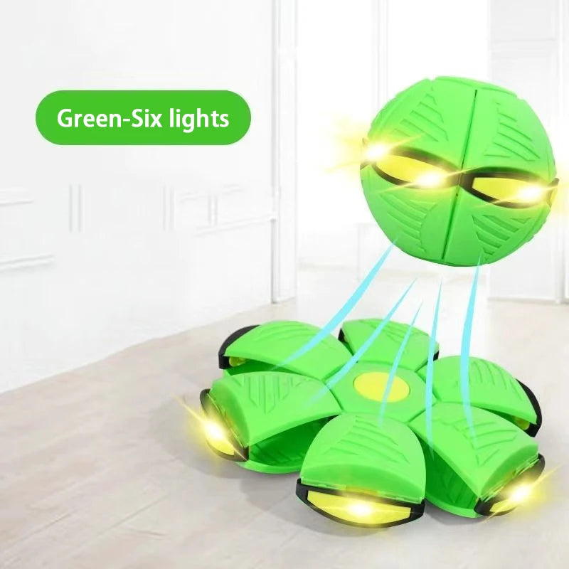 OrbitFetch Disc™ | Durable Flying Saucer Bouncing Dog Toy | Dog Paw Clothing