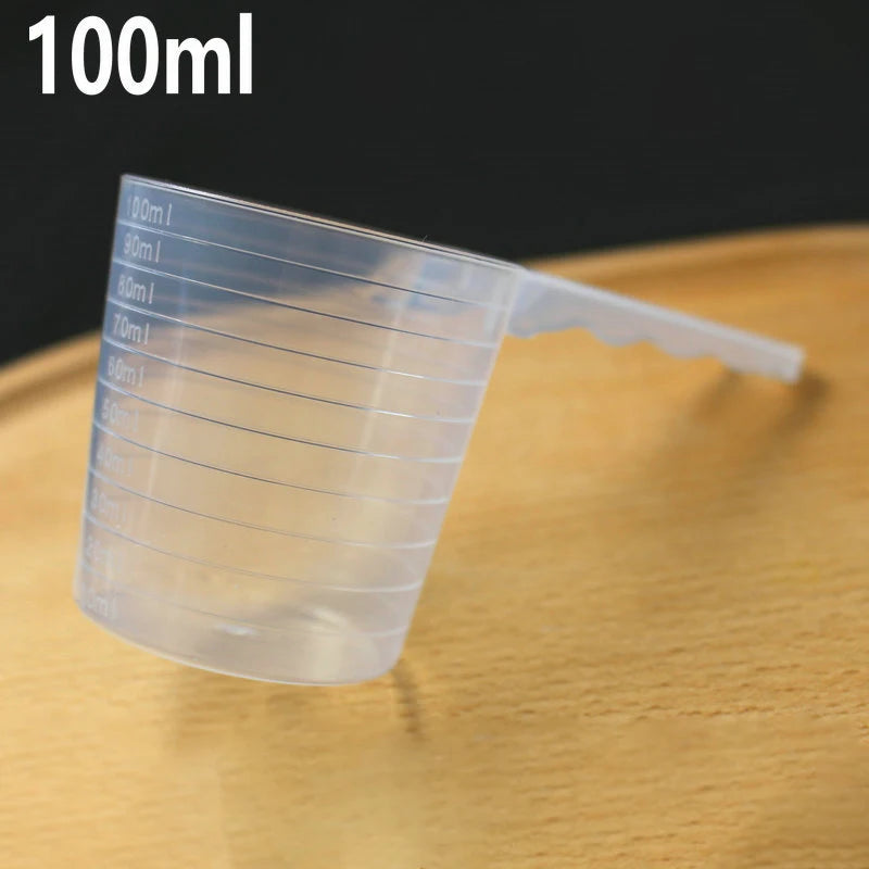 1/3Pc 100ml Transparent Pet Measuring Spoon With Scale Dog Cat Feeding Shovel Tableware Pet Supplies Milk Powder Seasoning Scoop