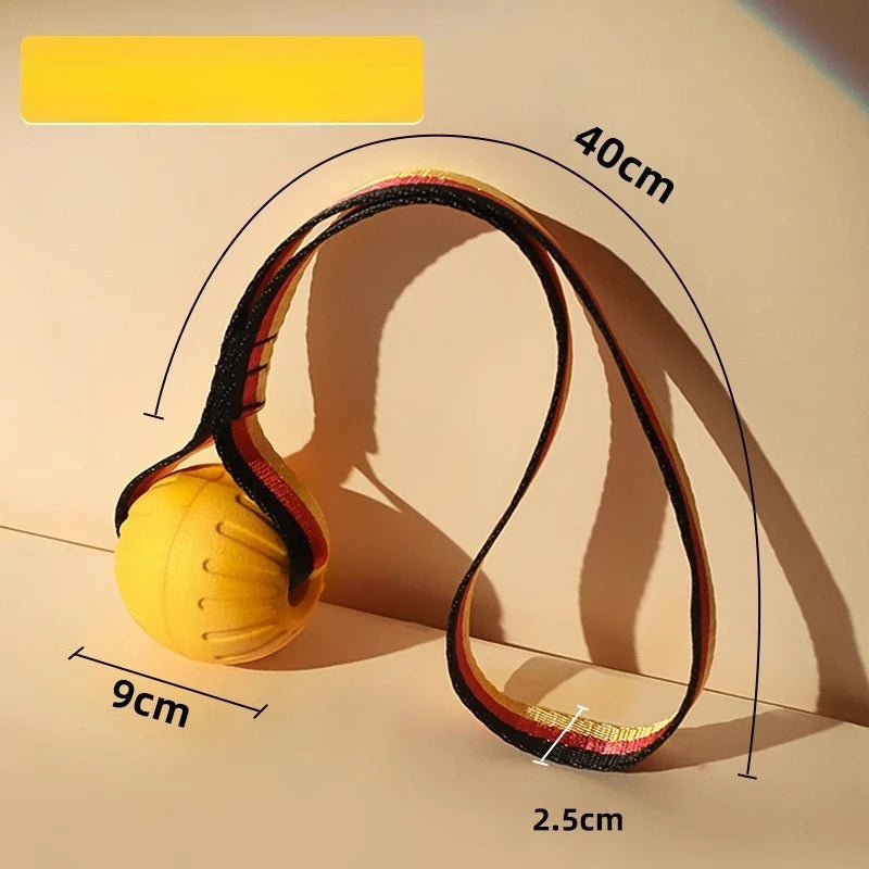 EVA Dog Rope - Attached Chew Resistant Ball, Interactive Tug - of - War Training Toy for Pets