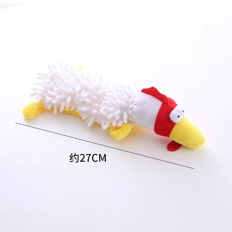 MopMates Plush™ | Chew-Resistant Plush Dog Toy for Stress Relief & Dental Care