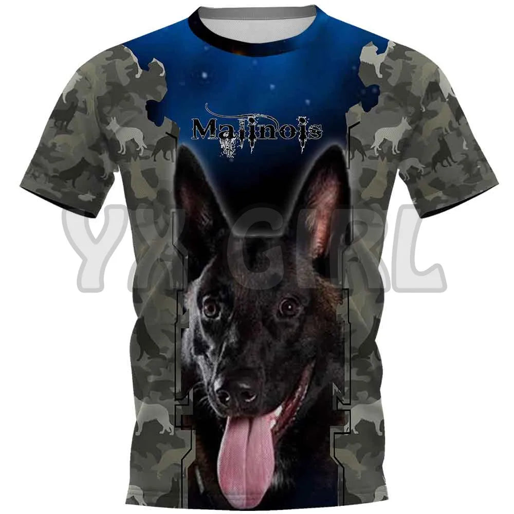 the PROUD PAPA - Printed Dog T-Shirts for Men