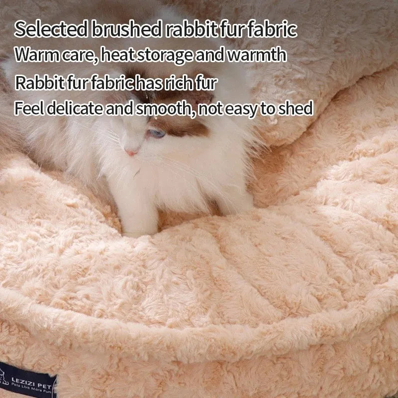 Dog Bed Pet Beds Accessories Supplies Dogs Winter Baskets Fluffy Bedding Warm Mat Sofa Big Accessory Small Breeds Puppy Cats