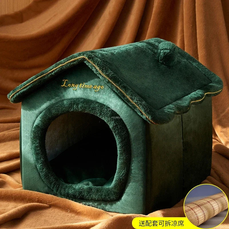 Dog Kennels Four Seasons Universal Small Dog Houses Removable and Washable Warm Dog House Cat Kennel Pet Supplies House for Dogs