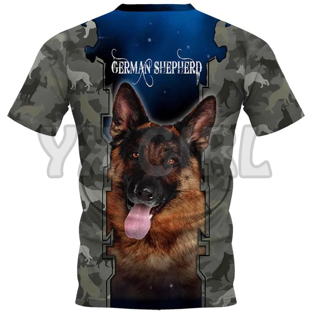 the PROUD PAPA - Printed Dog T-Shirts for Men