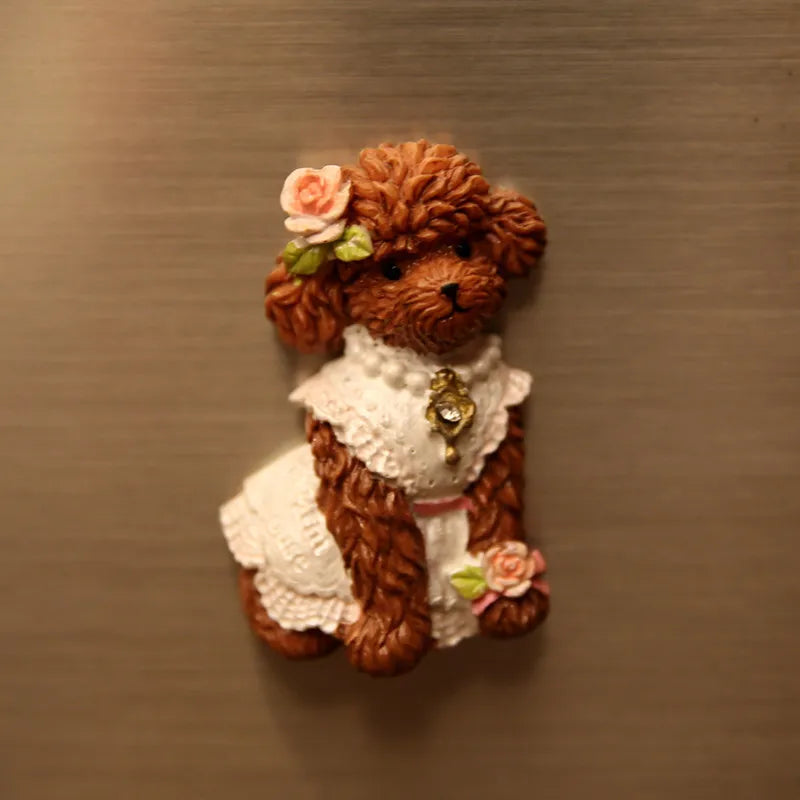 Cowboy Dog Creative Refrigerator Sticker Little Angel Magnet Sticker Gift Gift Wedding