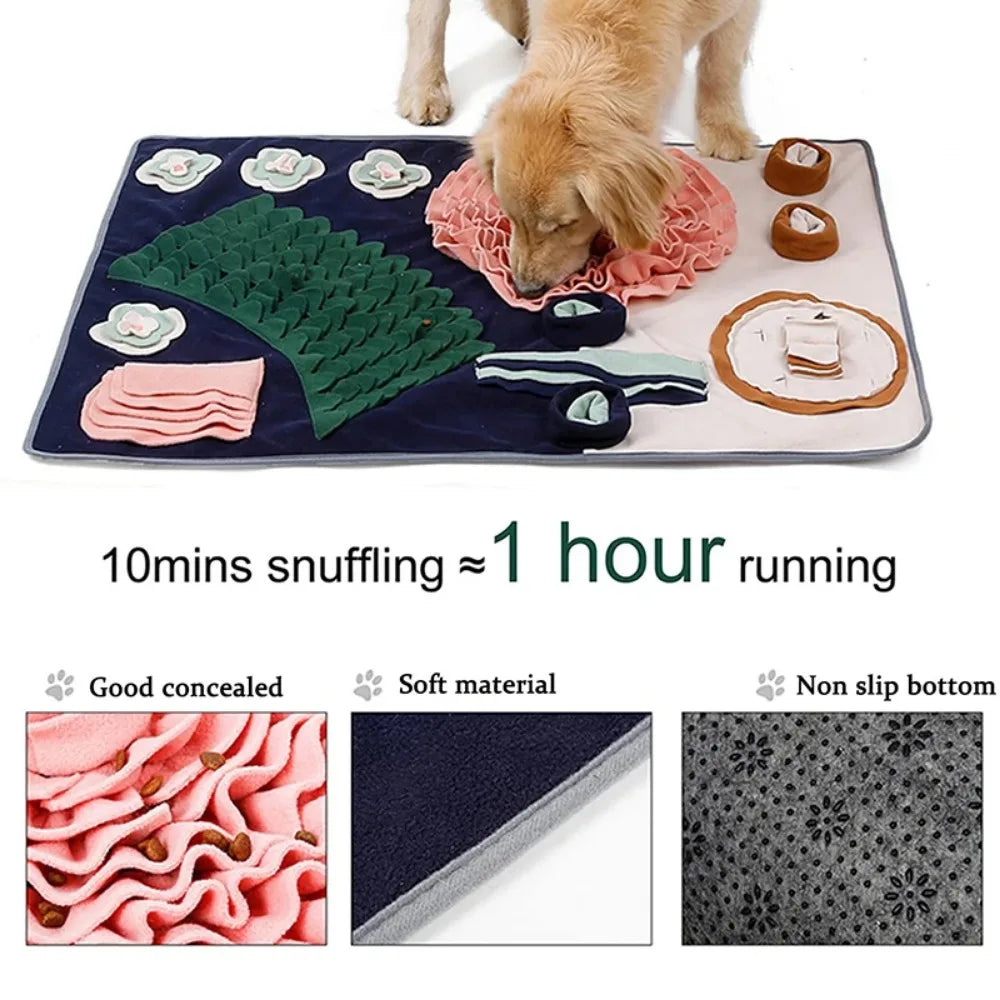 the DOGGIE PLAYMAT - Snuffle Mat for Dogs Interactive Feed Game