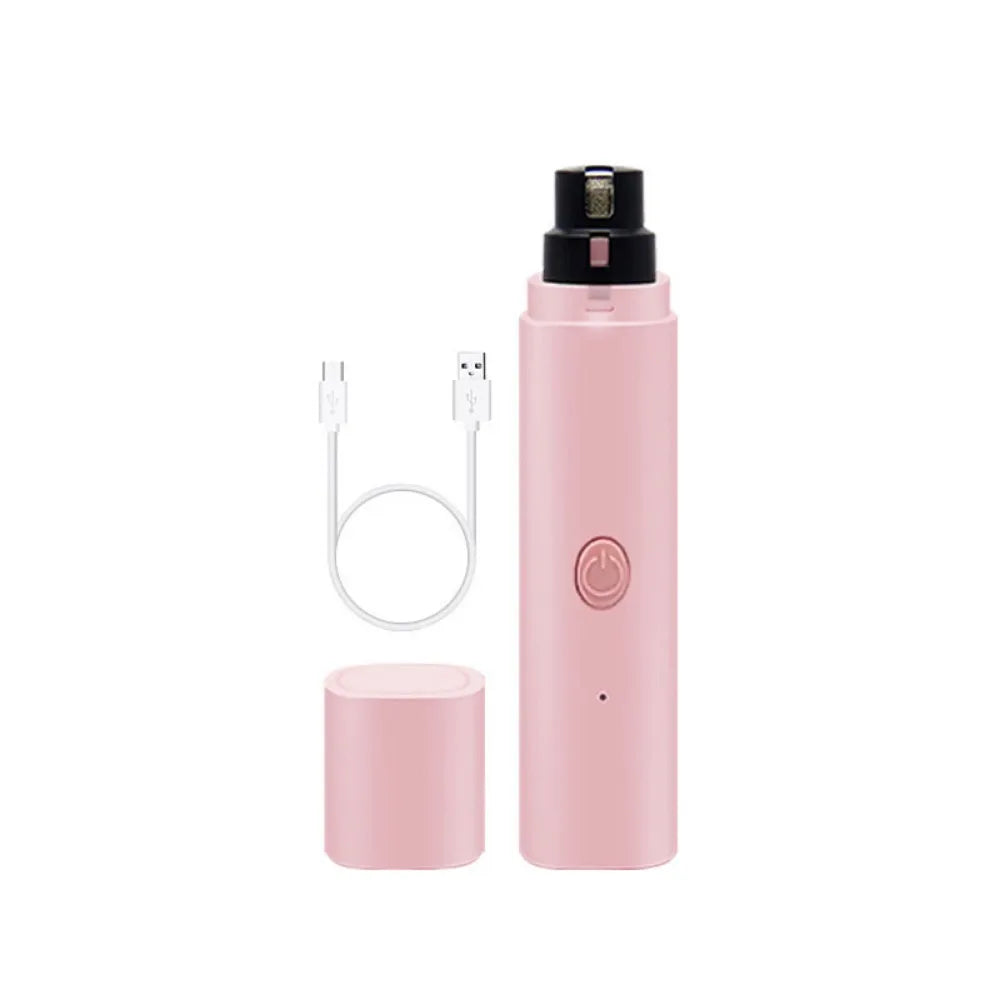the QUIETBEAM PET GRINDER - 3 Colors - Electric Pet Nail Grinder, Quiet USB Charging Pet Nail Clipper with LED, Safe Grooming Clipper for Cats/Dogs