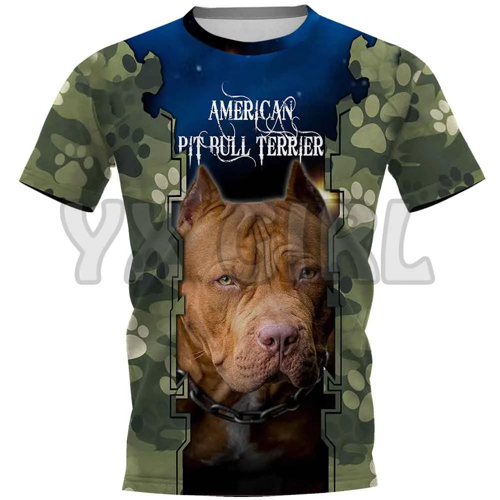 the PROUD PAPA - Printed Dog T-Shirts for Men