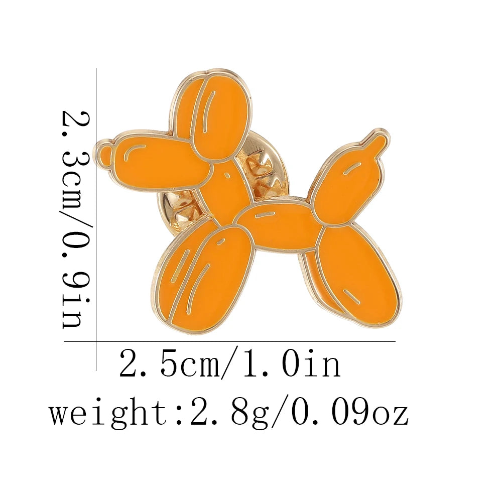 SunnyBalloon Pup™ Balloon Dog Enamel Pin | Dog Paw Clothing™