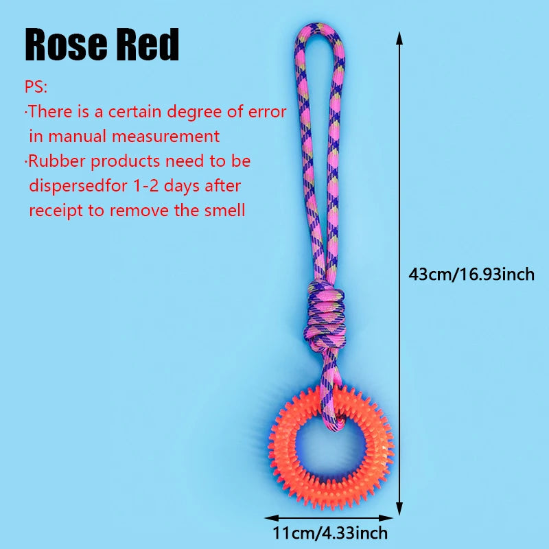 GrindRing Trainer™ – Durable Spiked Dog Chew Ring for Training & Dental Care