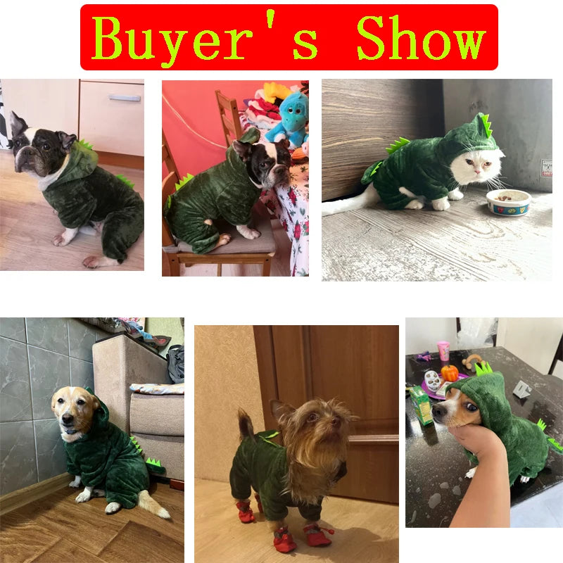 SnugglePup HoodieSuit™ Warm Fleece Dog Hoodie | Dog Paw Clothing™