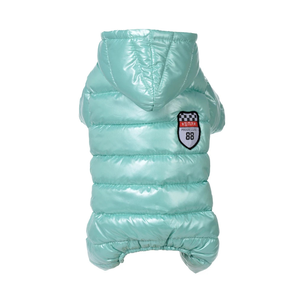 Dog Clothes for Small Medium Dogs Cats Autumn Winter Thicken Fleece Puppy Striped Pet Jacket Coat Yorkshire Bulldog Pug Jumpsuit