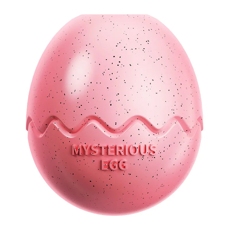 Dog Chew Toys Larger Dinosaur Egg Shape Pet Toys Slow Feeder Clean Teeth Interactive Food Cups Release Anxiety Dog Accessories
