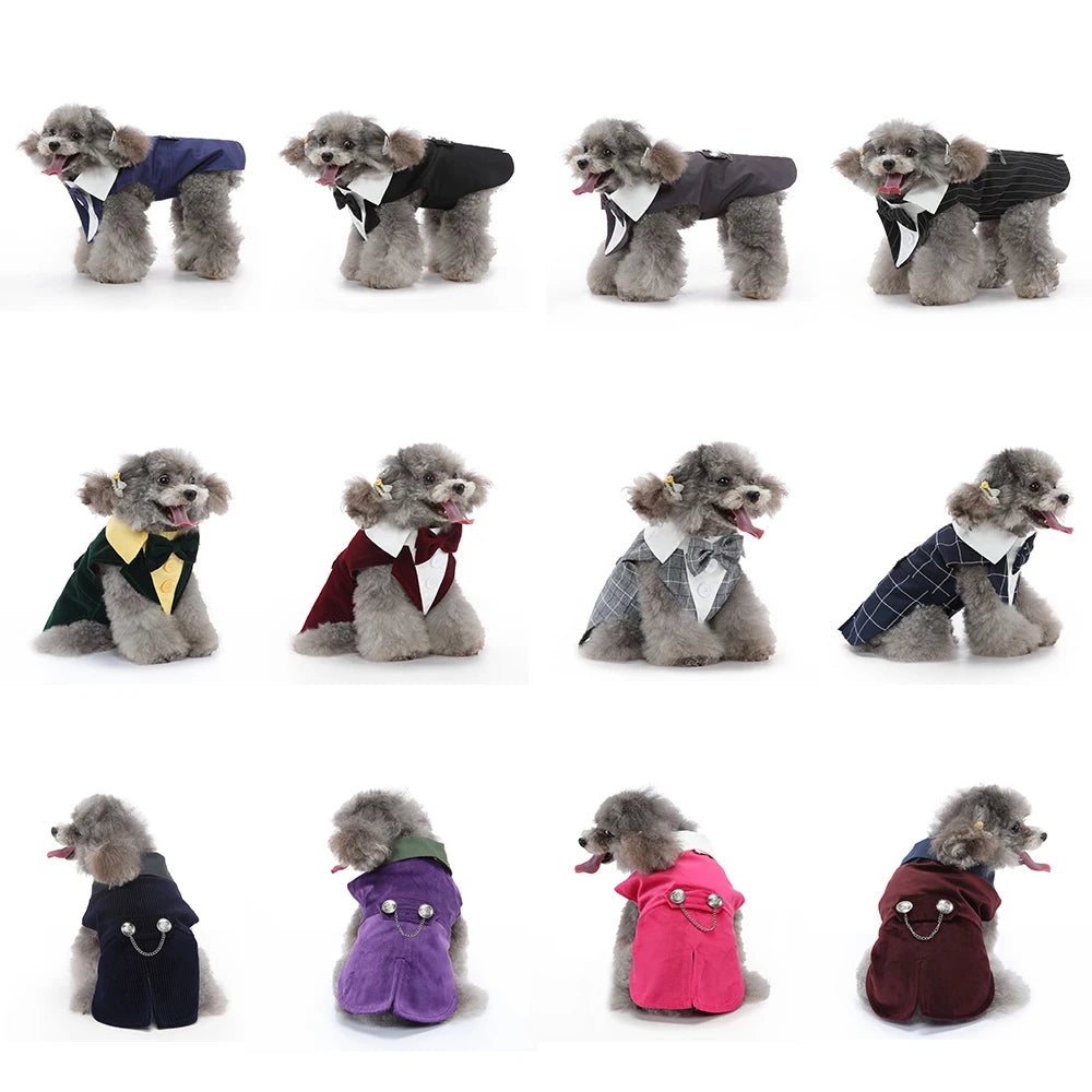GentlePaws Formal Tuxedo™ Wedding Dog Outfit | Dog Paw Clothing™