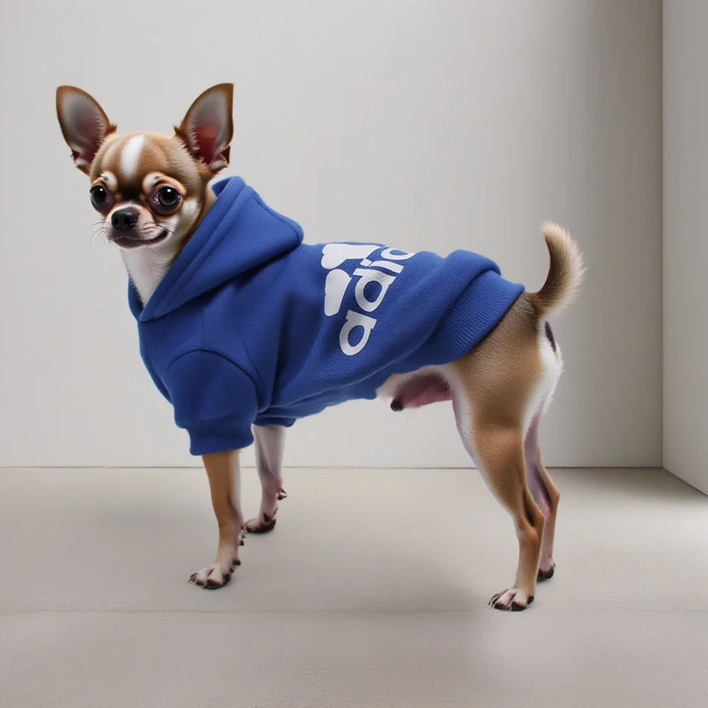 XS-5XL Sport Dog Clothes for Small Medium Big Large Dogs Cotton Hooded Sweatshirt Hot Selling Warm Two-Legged Pet Hoodies