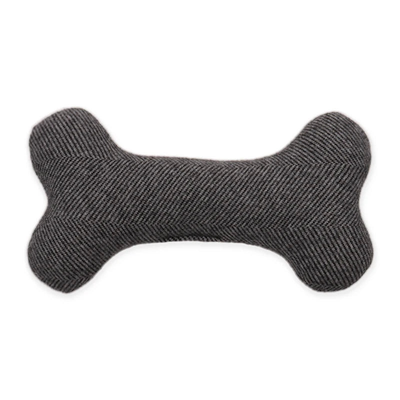 BoneBop SqueakBuddy™ Plush Bone Squeaky Dog Toy | Dog Paw Clothing™