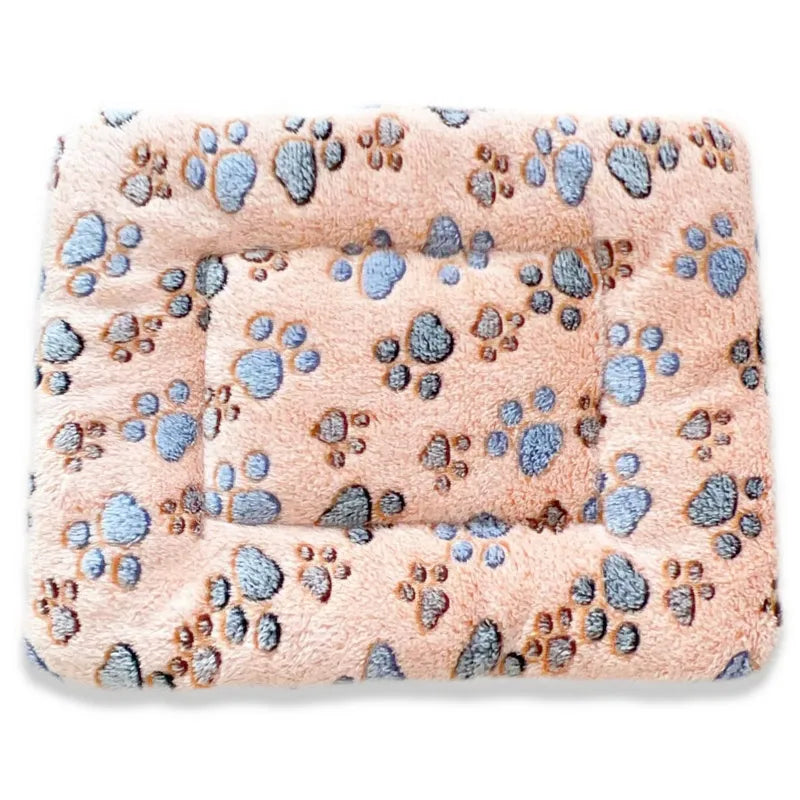 Pet Sleeping Mat Washable Plush Bed Mats for Cats Small Dogs Pad Blanket Warm Kitten Cushion Dog Accessories