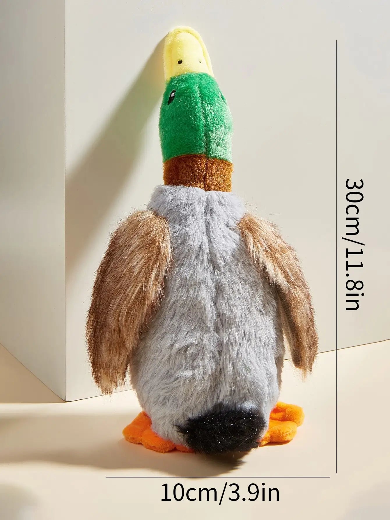 QuackBuddy Plush™ | Wild Duck-Style Squeaky Plush Dog Toy | Dog Paw Clothing