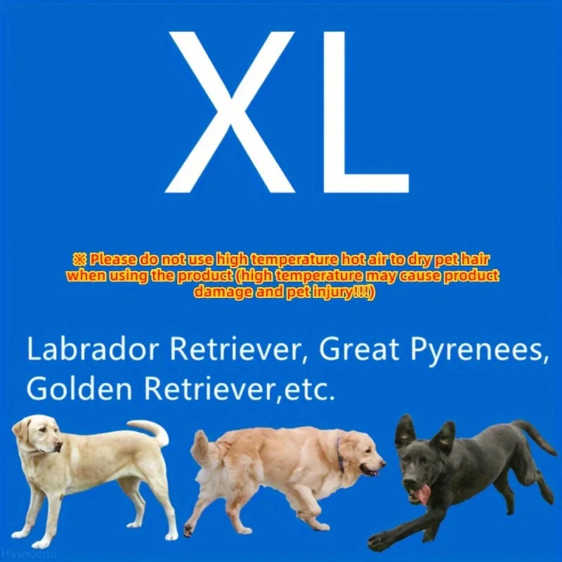 Foldable Pet Drying Bag Portable Efficient Drying Bag for Dog Cats Bathing Hair Drying Grooming Dog Cleaning Small Medium Large