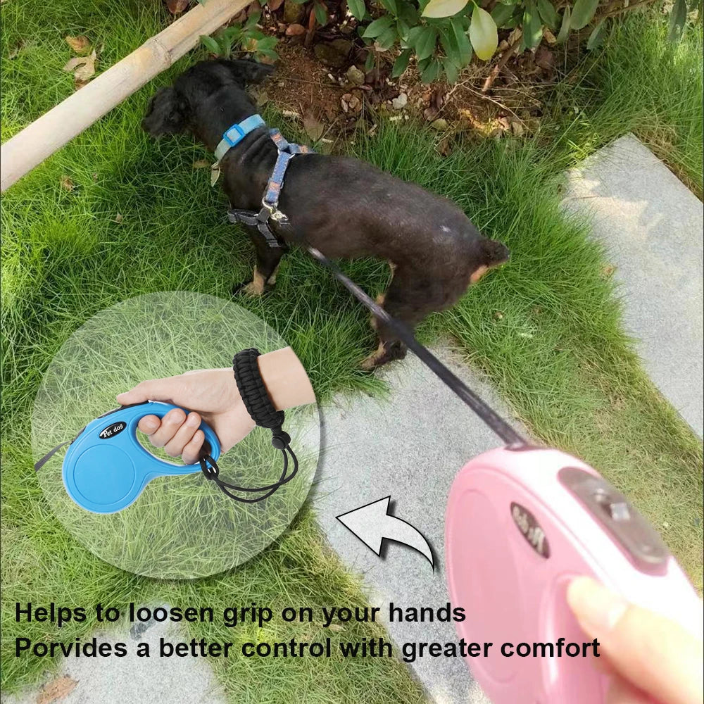 the FREEWRIST COMFORT STRAP - Hand Free Adjustable Wrist Strap for Retractable Dog Leash, Outdoor Walking Pet Non-Slip Safety Straps Bracelet, Puppy Accessories