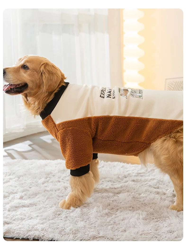Autumn and winter sweaters for Big Dogs Two Legged Dog Sweater Spring Medium-sized Dog Pet Clothing Big Dog Clothing