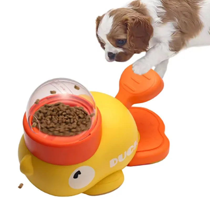 SnackSplash Duck Toy™ Interactive Dog Treat Dispenser | Dog Paw Clothing™
