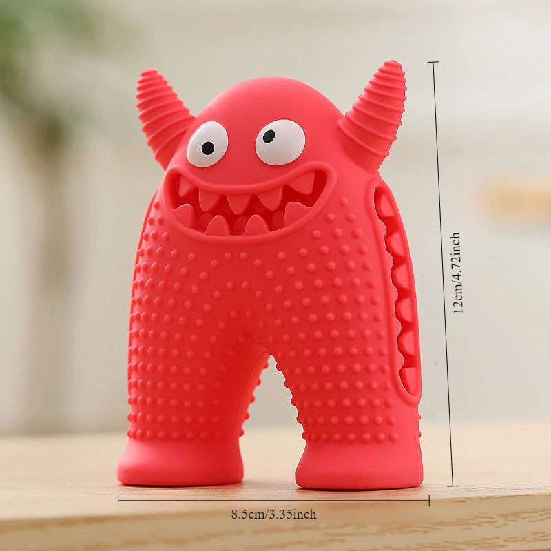 GiggleGnasher™ Silicone Monster Dog Chew Toy | Dog Paw Clothing™